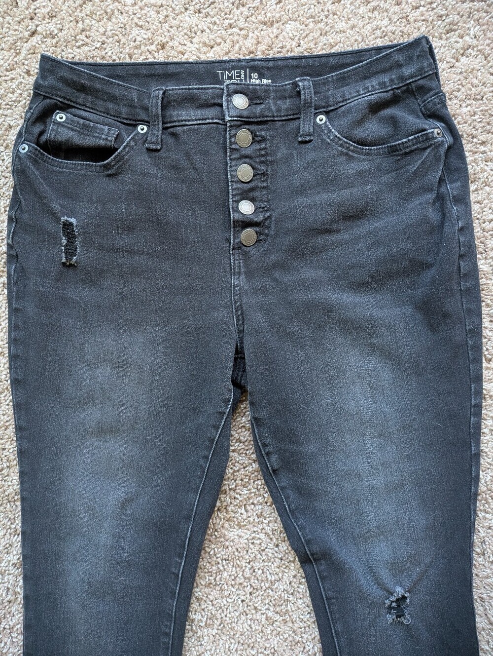 Time And Tru High Rise Curvy Jeans Size 10